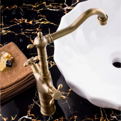 Висок смесител Rustico antique gold REA-B5521