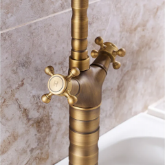Висок смесител Rustico antique gold REA-B5521