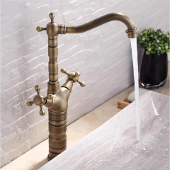 Висок смесител Rustico antique gold REA-B5521