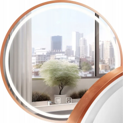 Огледало LED 50CM BRUSH COPPER HOM-05490