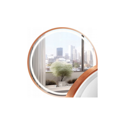 Огледало LED 90CM BRUSH COPPER HOM-05494