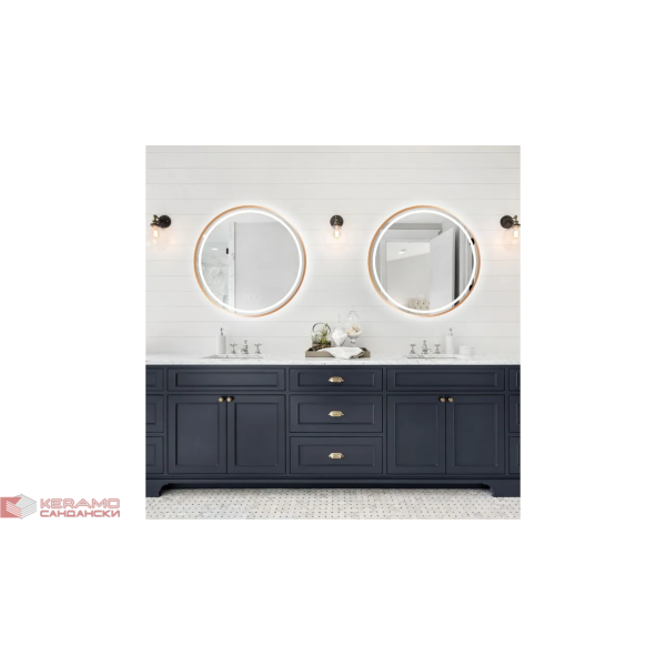 Огледало LED 50CM BRUSH COPPER HOM-05490
