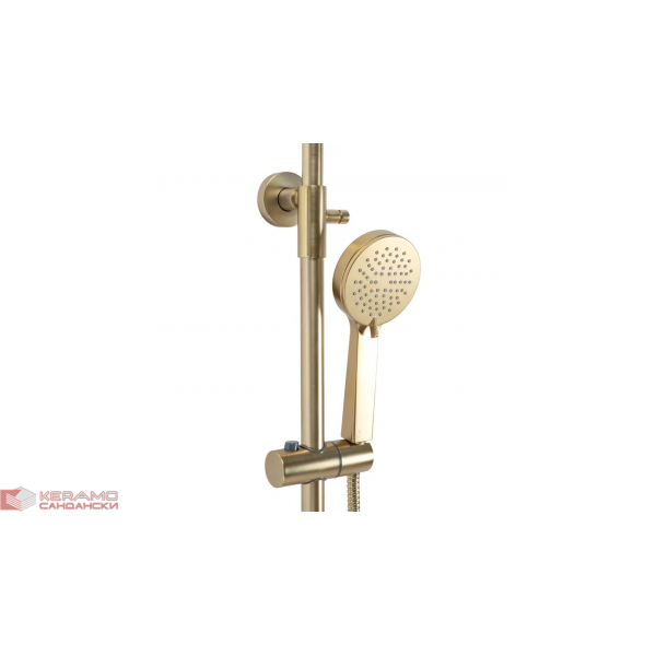 Душ колона термостатична Parot Brushed Gold REA-P2323