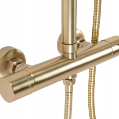 Душ колона термостатична Parot Brushed Gold REA-P2323