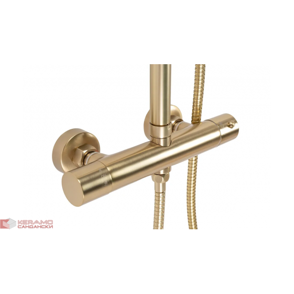 Душ колона термостатична Parot Brushed Gold REA-P2323