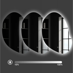 ОГЛЕДАЛО LED 80X60CM CLOUD HOM-05504