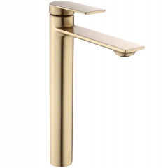 Смесител за умивалник висок STORM GOLD BRUSH REA-B7962