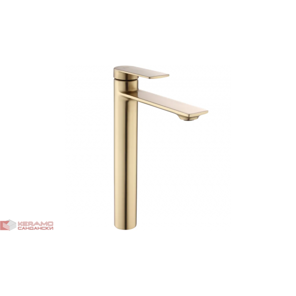 Смесител за умивалник висок STORM GOLD BRUSH REA-B7962