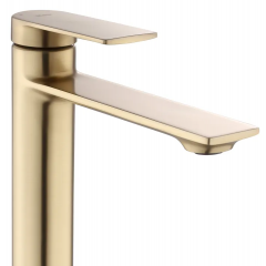 Смесител за умивалник висок STORM GOLD BRUSH REA-B7962