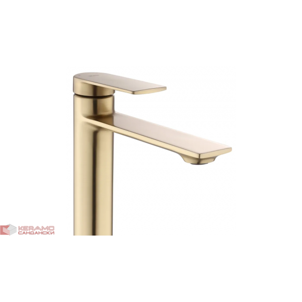 Смесител за умивалник висок STORM GOLD BRUSH REA-B7962