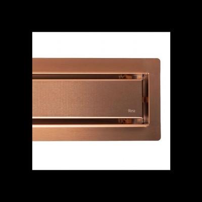 Линеен сифон NEOX PRO BRUSHED COPPER 60 REA-G4800