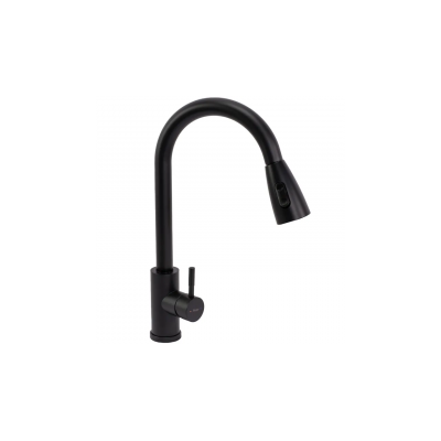 Смесител за кухня черен мат Cross REA-B5309
