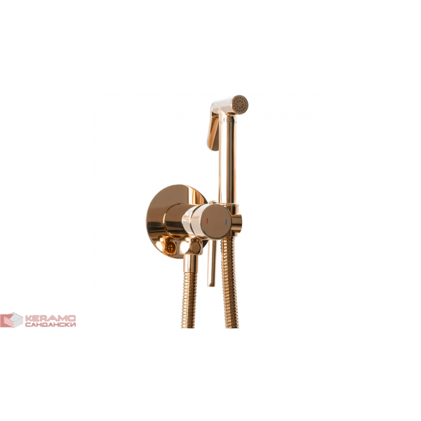Смесител за вграждане с функция биде Loop Rose Gold Rea-B6523