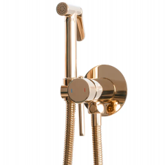 Смесител за вграждане с функция биде Loop Rose Gold Rea-B6523
