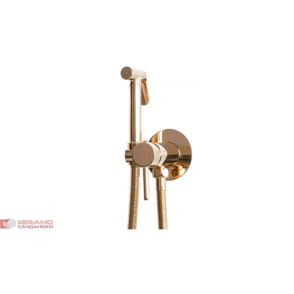 Смесител за вграждане с функция биде Loop Rose Gold Rea-B6523