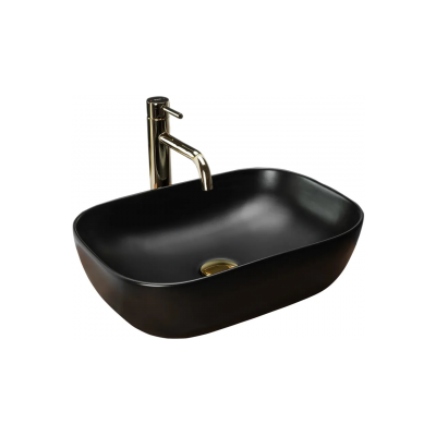Мивка върху плот Belinda Black Matte REA-U8470