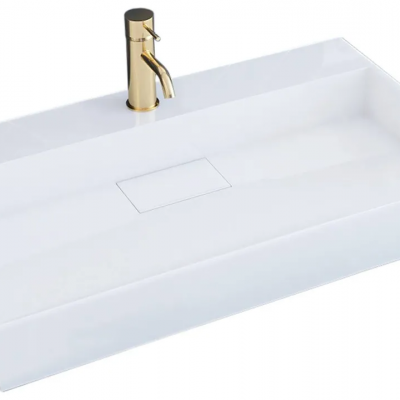 Мивка върху плот Goya White 70cm REA-U8902