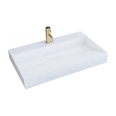 Мивка върху плот Goya White 70cm REA-U8902