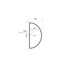 Огледало LED 120x60cm MOON HOM-01526