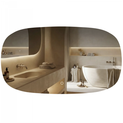 Огледало LED 100x60cm TOP-4 HOM-01523
