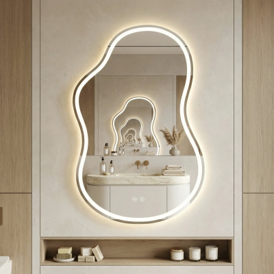 Огледало LED UNO DOUBLE 80x55 cm HOM-01516