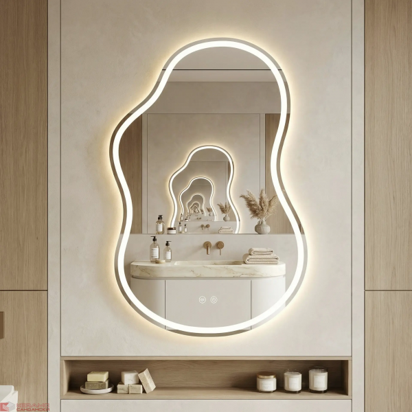Огледало LED UNO DOUBLE 80x55 cm HOM-01516