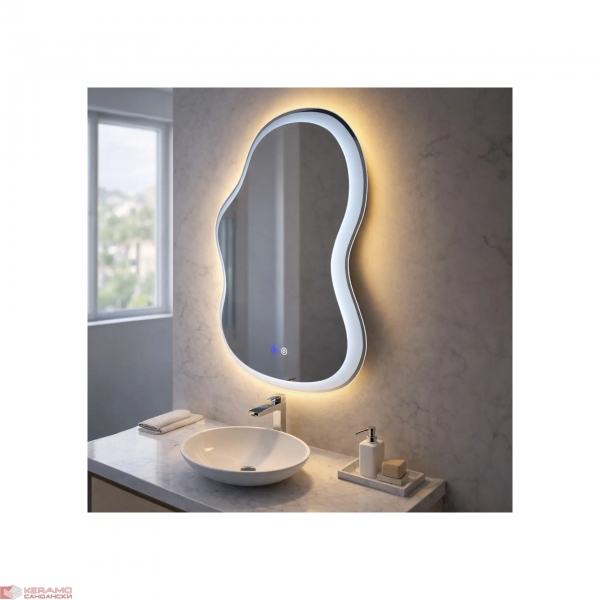 Огледало LED UNO DOUBLE 80x55 cm HOM-01516