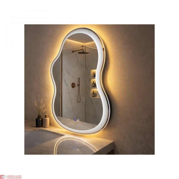 Огледало LED UNO DOUBLE 80x55 cm HOM-01516