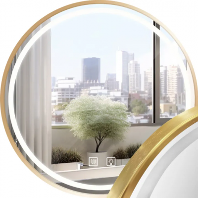 Огледало LED MMJ Brush Gold 70cm HOM-05507