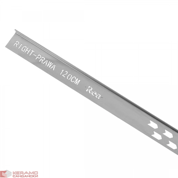 Лайсна за душ кабина 140cm Brush nickel REA-K3222 Дясна
