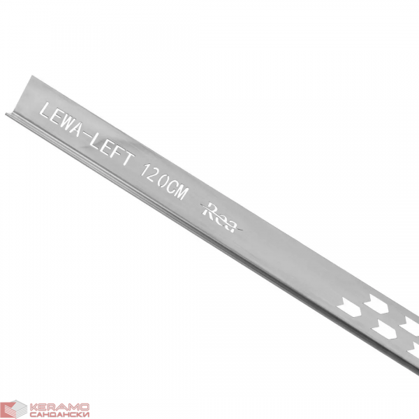 Лайсна за душ кабина 140cm Brush nickel REA-K3222 Дясна