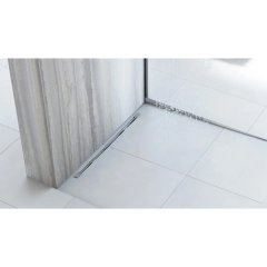 Лайсна за душ кабина 140cm Brush nickel REA-K3222 Дясна