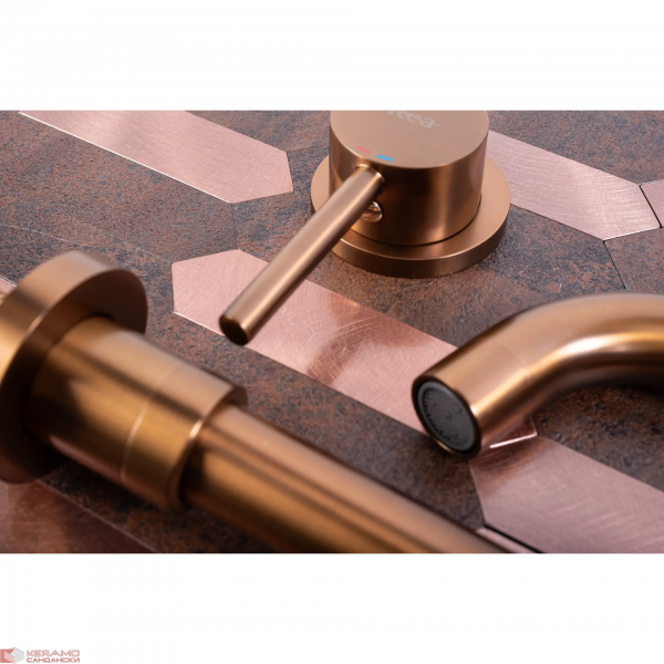 Смесител за вграждане Lungo Copper Brush REA-B4600