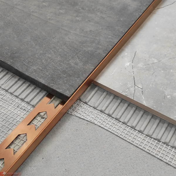 Лайсна за душ кабина 100cm Brush Copper REA-K9490 Лява