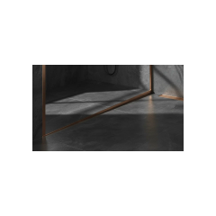 Лайсна за душ кабина 100cm Brush Copper REA-K9490 Лява