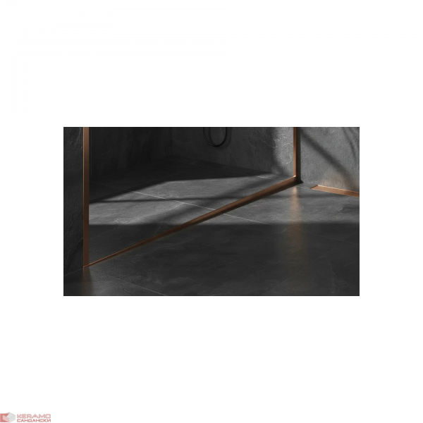 Лайсна за душ кабина 100cm Brush Copper REA-K9490 Лява