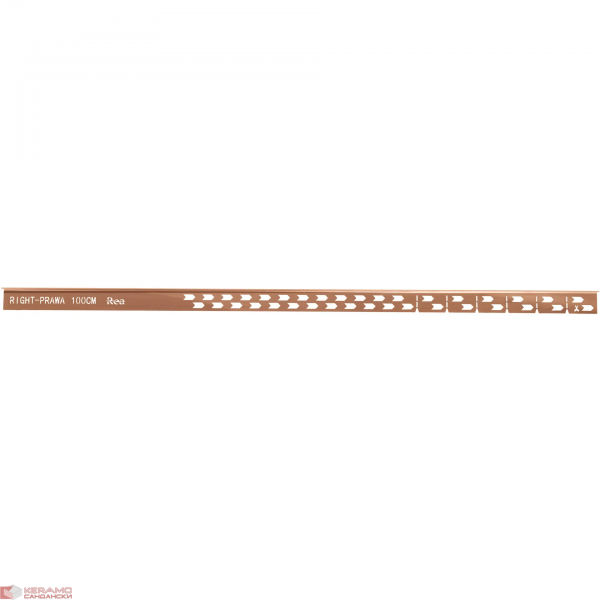 Лайсна за душ кабина 100cm Brush Copper REA-K9490 Лява