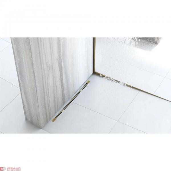 Лайсна за душ кабина 120cm Brush Gold Дясна REA-K3207