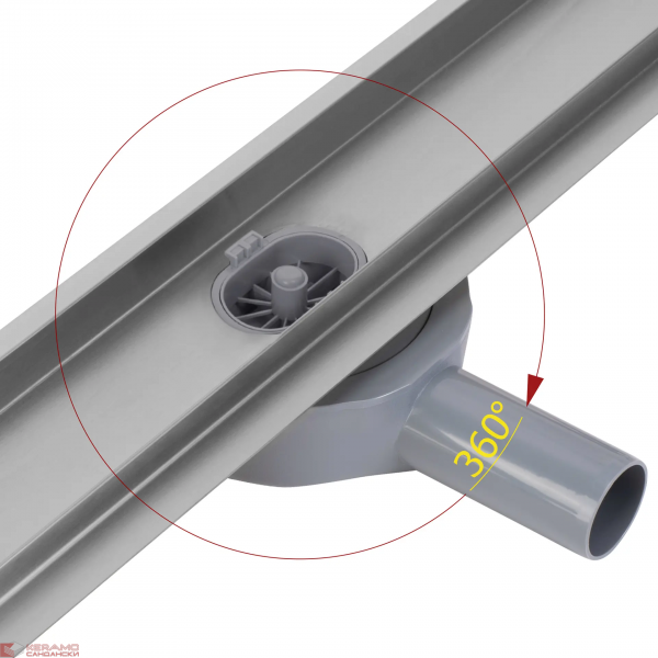 Линеен сифон NEOX PRO Nickiel Brush 100cm REA-G5811