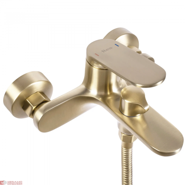 Смесител за вана Marco Brush Gold REA-B5942