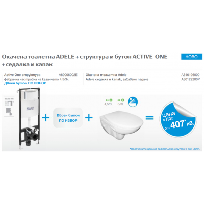 К-т Промоция Roca Adele и структура Active One