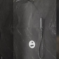 Душ комплект за вграждане  JOAN MARBLE BLACK  24668-MN-SET