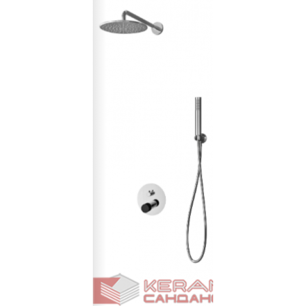 Душ комплект за вграждане  JOAN MARBLE BLACK  24668-MN-SET