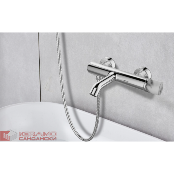 Душ смесител за баня JOAN MARBLE WHITE 24603-425A-MB