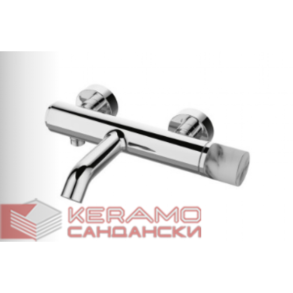 Душ смесител за баня JOAN MARBLE WHITE 24603-425A-MB