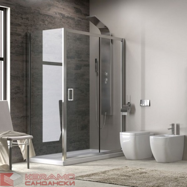 Душ параван и фиксирано стъкло New Flora 500&New SN-10