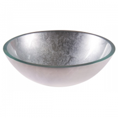 Мивка Върху Плот  ICG 042SILVER стъкло