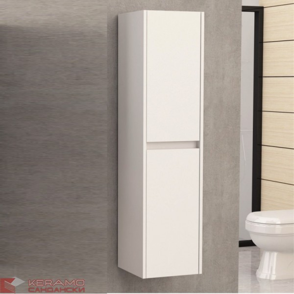 Шкаф колона за баня  ICP 3012W бяла
