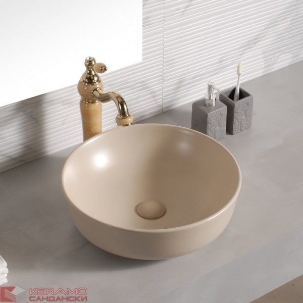 Мивка за Баня Върху Плот ICB875BEIGE бежов мат