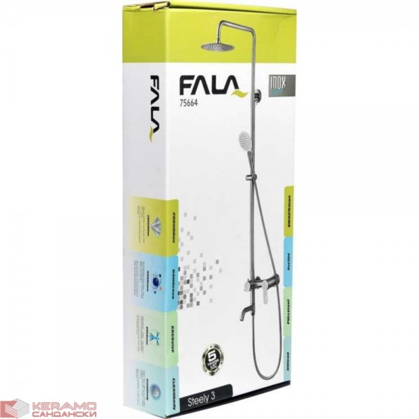 Душ колона с чучур Steely 3 Fala 75664 хром мат